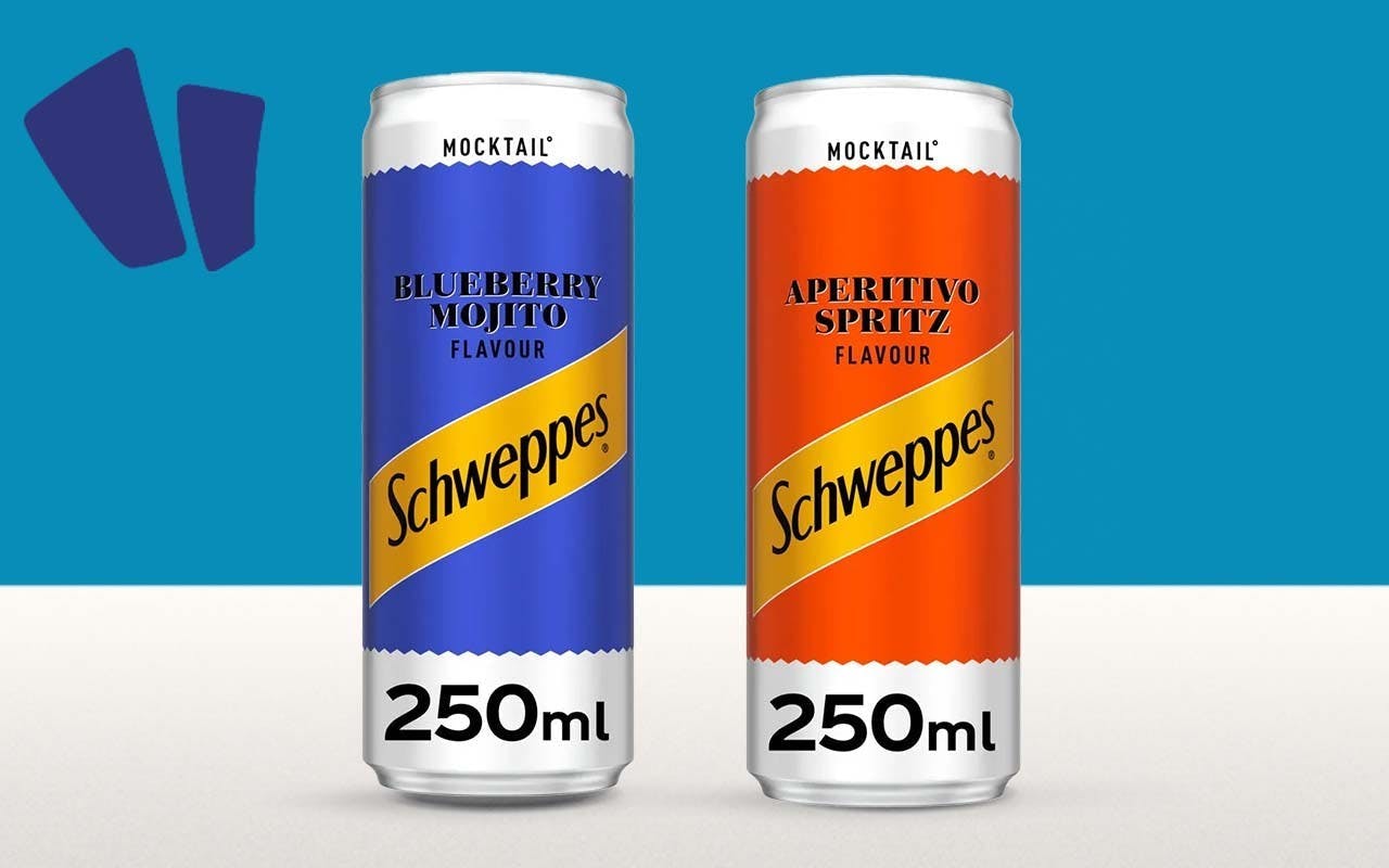 Schweppes Aperitivo Spritz and Schweppes Blueberry Mojito