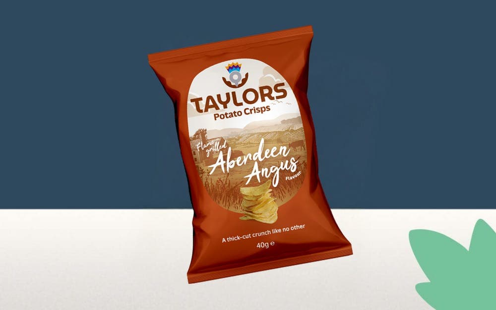 Taylors Aberdeen Angus Flavour Potato Crisps 